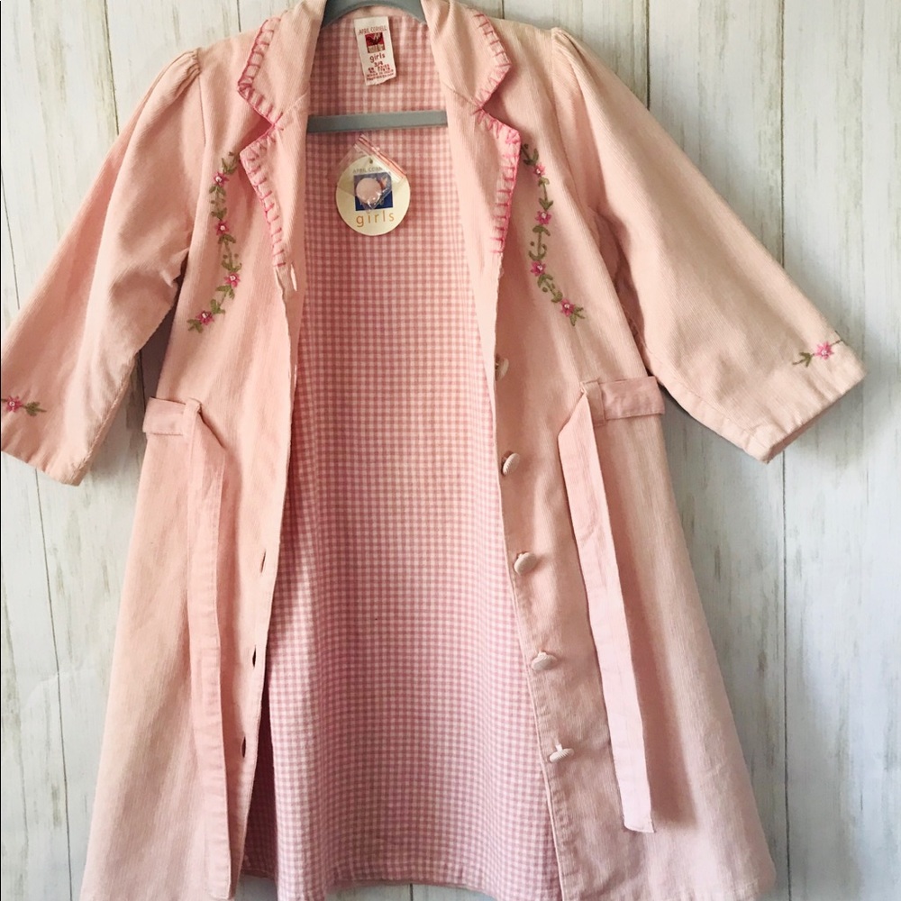 Sold!  April Cornell Cornelloki dress coat 4T Pink - Picture 4 of 8